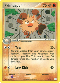 Primeape, FireRed & LeafGreen #28, Pokémon TCG card