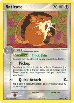 Raticate, FireRed & LeafGreen #48, Pokémon TCG card