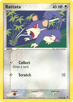 Rattata, FireRed & LeafGreen #77, Pokémon TCG card