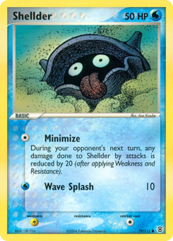 Shellder, FireRed & LeafGreen #79, Pokémon TCG card