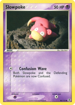 Slowpoke, FireRed & LeafGreen #80, Pokémon TCG card
