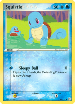 Squirtle, FireRed & LeafGreen #82, Pokémon TCG card