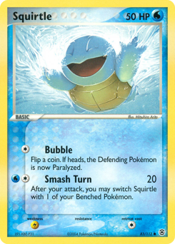 Squirtle, FireRed & LeafGreen #83, Pokémon TCG card