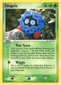 Tangela, FireRed & LeafGreen #30, Pokémon TCG card