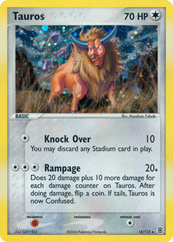 Tauros, FireRed & LeafGreen #16, Pokémon TCG card