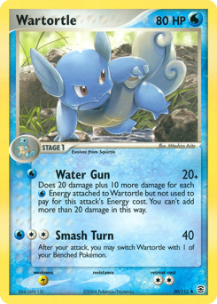 Wartortle, FireRed & LeafGreen #50, Pokémon TCG card