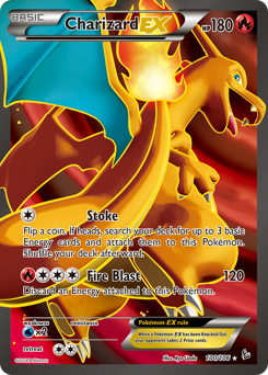 Charizard-EX, Flashfire #100, Pokémon TCG card