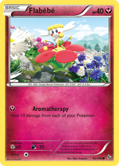 Flabébé, Flashfire #62, Pokémon TCG card