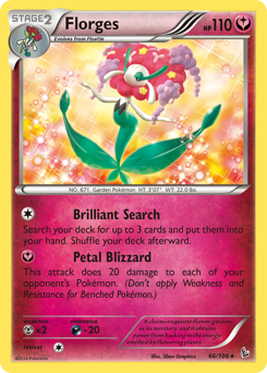 Florges, Flashfire #66, Pokémon TCG card