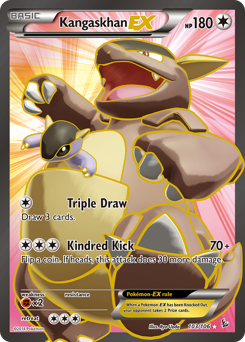 Kangaskhan-EX, Flashfire #103, Pokémon TCG card