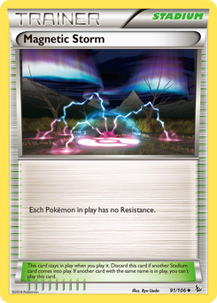 Magnetic Storm, Flashfire #91, Pokémon TCG card