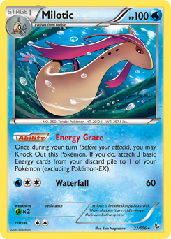 Milotic, Flashfire #23, Pokémon TCG card