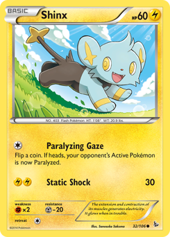 Shinx, Flashfire #32, Pokémon TCG card