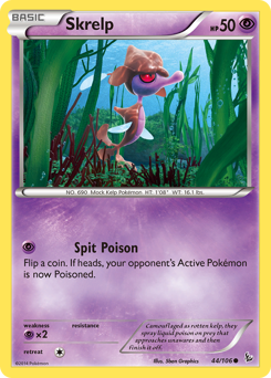 Skrelp, Flashfire #44, Pokémon TCG card