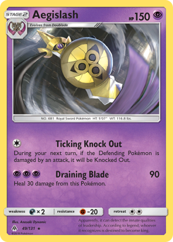 Aegislash, Forbidden Light #49, Pokémon TCG card