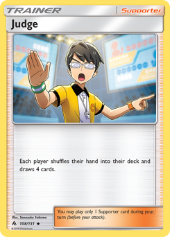 Judge, Forbidden Light #108, Pokémon TCG card