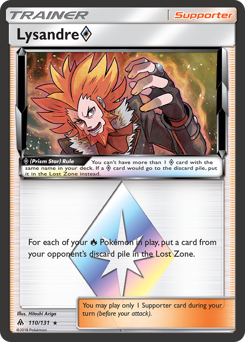 Lysandre ◇, Forbidden Light #110, Pokémon TCG card