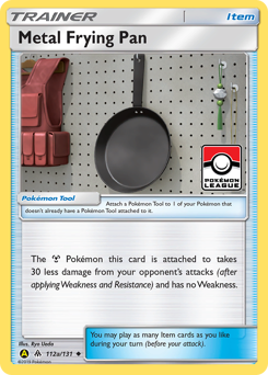 Metal Frying Pan, Forbidden Light #112a, Pokémon TCG card