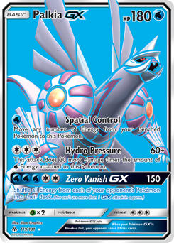 Palkia-GX, Forbidden Light #119, Pokémon TCG card