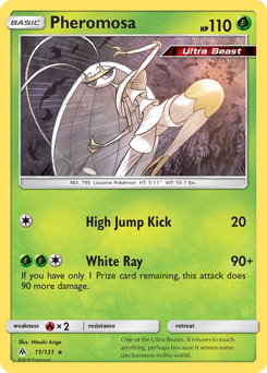 Pheromosa, Forbidden Light #11, Pokémon TCG card