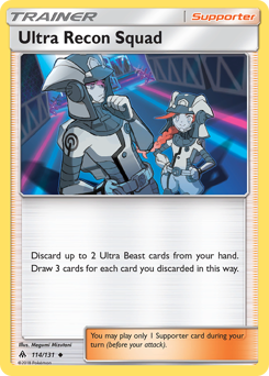 Ultra Recon Squad, Forbidden Light #114, Pokémon TCG card