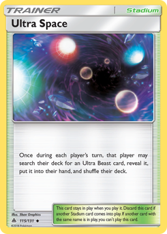 Ultra Space, Forbidden Light #115, Pokémon TCG card