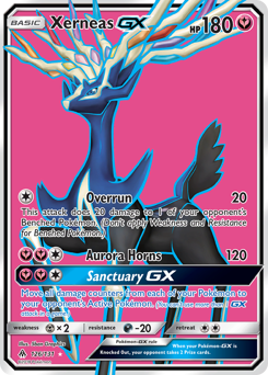 Xerneas-GX, Forbidden Light #126, Pokémon TCG card