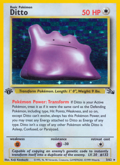 Ditto, Fossil #3, Pokémon TCG card