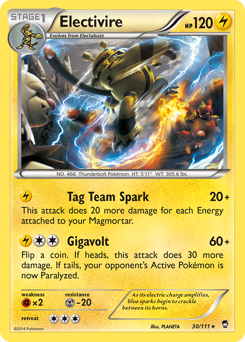 Electivire, Furious Fists #30, Pokémon TCG card