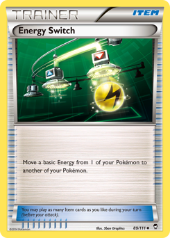Energy Switch, Furious Fists #89, Pokémon TCG card