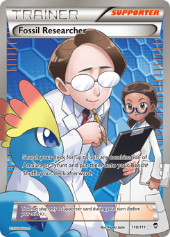 Fossil Researcher, Furious Fists #110, Pokémon TCG card