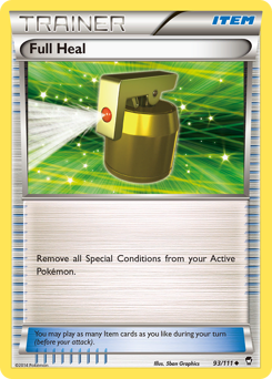 Full Heal, Furious Fists #93, Pokémon TCG card