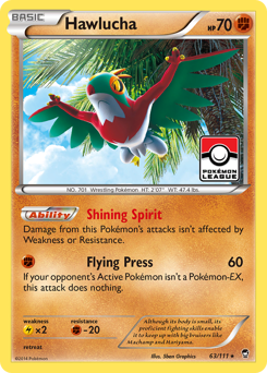 Hawlucha, Furious Fists #63, Pokémon TCG card