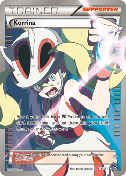Korrina, Furious Fists #111, Pokémon TCG card