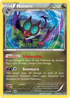 Noivern, Furious Fists #77, Pokémon TCG card