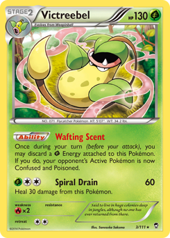 Victreebel, Furious Fists #3, Pokémon TCG card