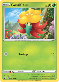 Gossifleur, Fusion Strike #24, Pokémon TCG card