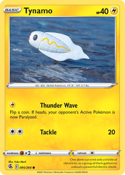 Tynamo, Fusion Strike #95, Pokémon TCG card