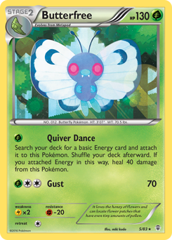 Butterfree, Generations #5, Pokémon TCG card