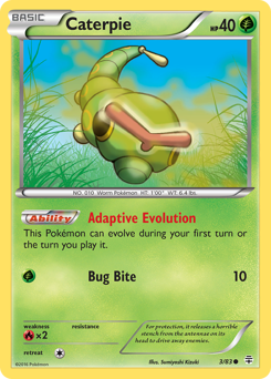 Caterpie, Generations #3, Pokémon TCG card