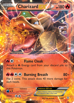 Charizard-EX, Generations #11, Pokémon TCG card