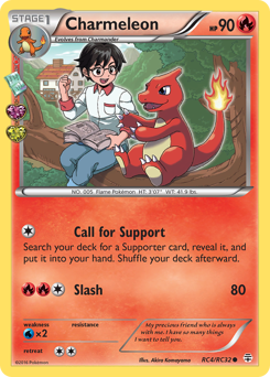 Charmeleon, Generations #RC4, Pokémon TCG card