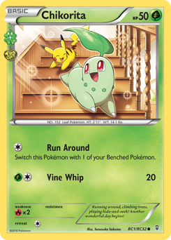 Chikorita, Generations #RC1, Pokémon TCG card