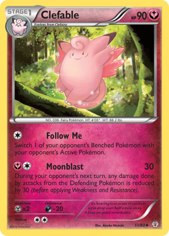 Clefable, Generations #51, Pokémon TCG card