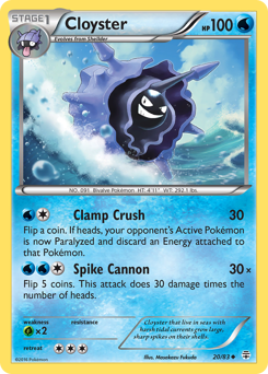Cloyster, Generations #20, Pokémon TCG card