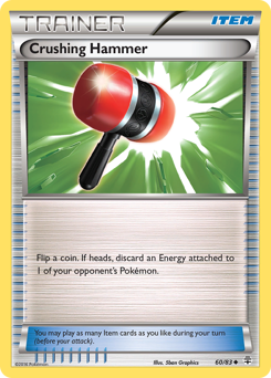 Crushing Hammer, Generations #60, Pokémon TCG card