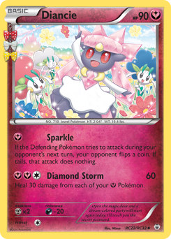 Diancie, Generations #RC22, Pokémon TCG card