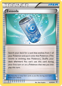 Evosoda, Generations #62, Pokémon TCG card