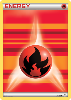 Fire Energy, Generations #76, Pokémon TCG card