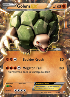 Golem-EX, Generations #46, Pokémon TCG card